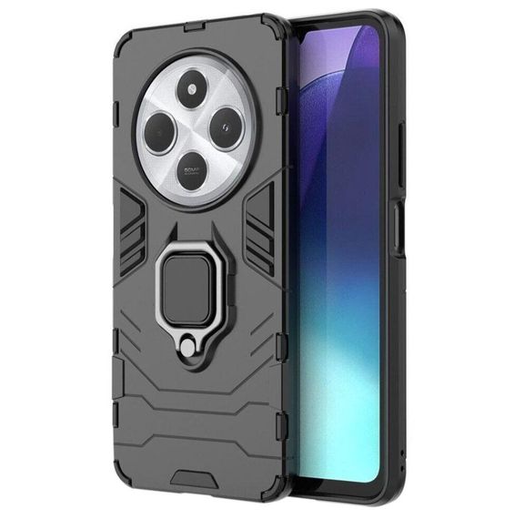 Чехол бампер Primolux Ring Armor для Xiaomi Redmi 14C 4G - Black