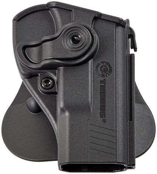 Кобура для Taurus PT24/7 PRO/PT800. Кріплення на пояс. Матеріал - пластик. Колір - чорний