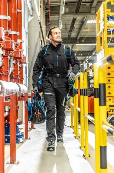 Куртка робоча Hoegert REETZ HT5K823-XL 58% бавовна, 40% поліестер, 2% еластан чорна, XL (54) | Зображення 8