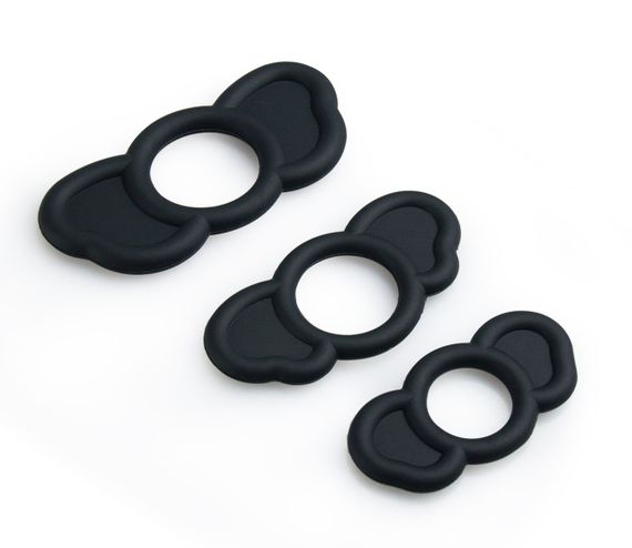 Набір із 3 шт силіконових ерекційних кілець Elephant rings, BS6000026 sexstyle | Зображення 1