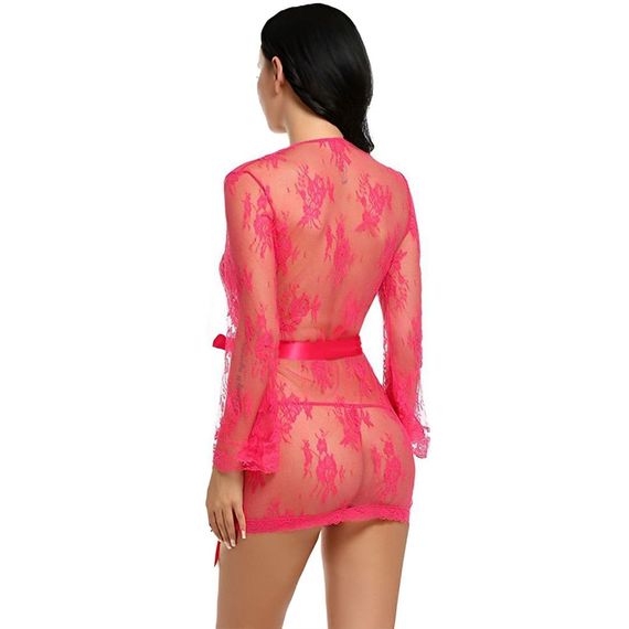 Халат Babydoll 42 Малиновий 4052-5 | Зображення 9