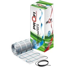 Нагревательные маты на основе двужильного кабеля PROFI THERM-1350-9,0 0,5м.