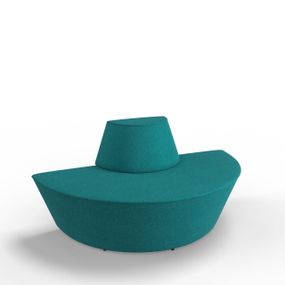 Трехместный диван SOMBRERO Ткань Аквамарин