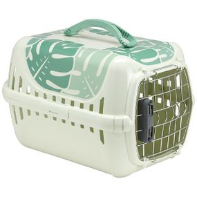 Moderna Trendy Runner переноска для собак і котів з металевими дверима, 50 см х 32 см х 35 см, зелена