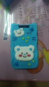 Синий Телефон Интерактивный Смартфон с сенсорным экраном Детская игрушка с играми камерой приложениями