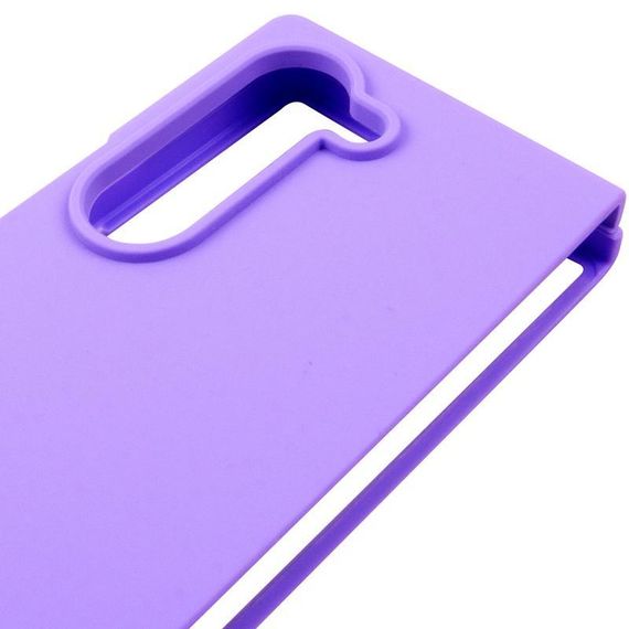 Чохол Foldables Silicone Cover Lakshmi (AAA) для Samsung Galaxy Z Fold5 Білий / White Бузковий / Dasheen | Зображення 4