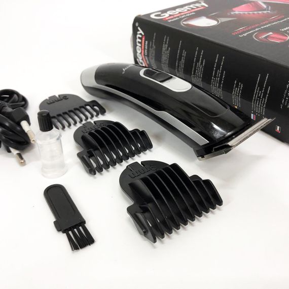 Малошумная машинка для стрижки волос, Профессиональный триммер с набором насадок, Триммер для висков TR-14 | Зображення 7