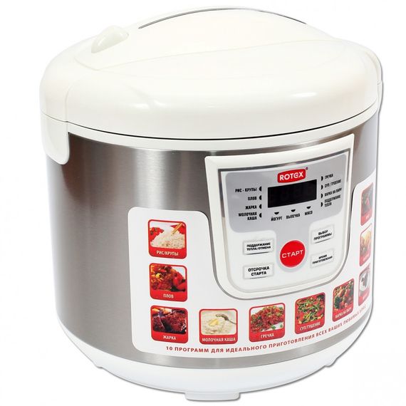 Мультиварка 5 л Rotex RMС505-W ExСellenСe | Зображення 2