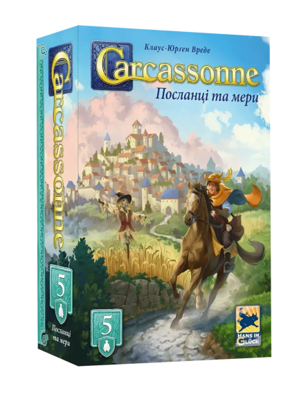 Настольная игра Каркаcсон: Послы и мэры (Carcassonne: Abbey and Mayor) укр.