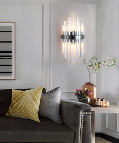 Бра настінна 27623 Хром 14х22х54 см.