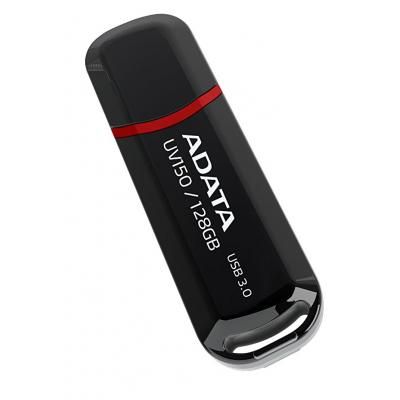 USB флеш накопичувач ADATA 128GB UV150 Black USB 3.0 (AUV150-128G-RBK) | Зображення 3