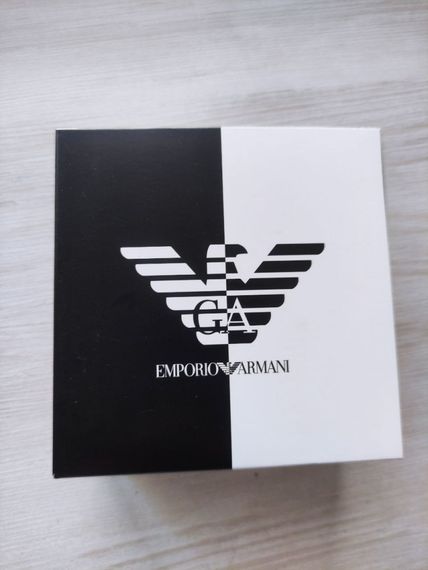 Кожаный черный мужской ремень Armani | Зображення 2