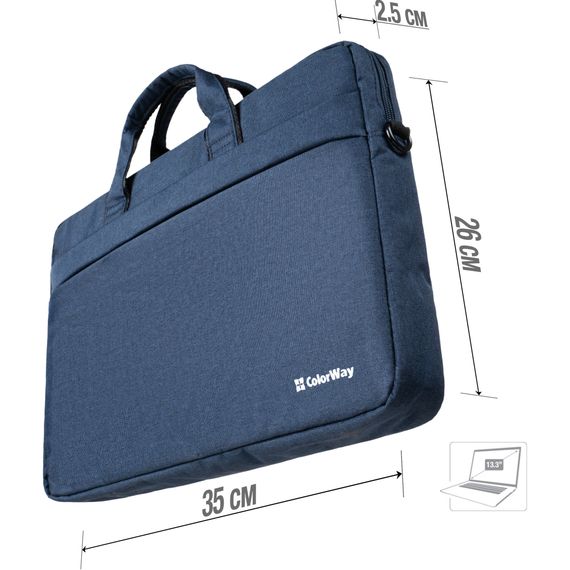 Сумка для ноутбука ColorWay 13.3" Modern Navy (CW-LBM133-NV) | Зображення 5