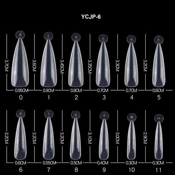 Верхні форми №5 мигдаль (набір 12шт) | Зображення 2