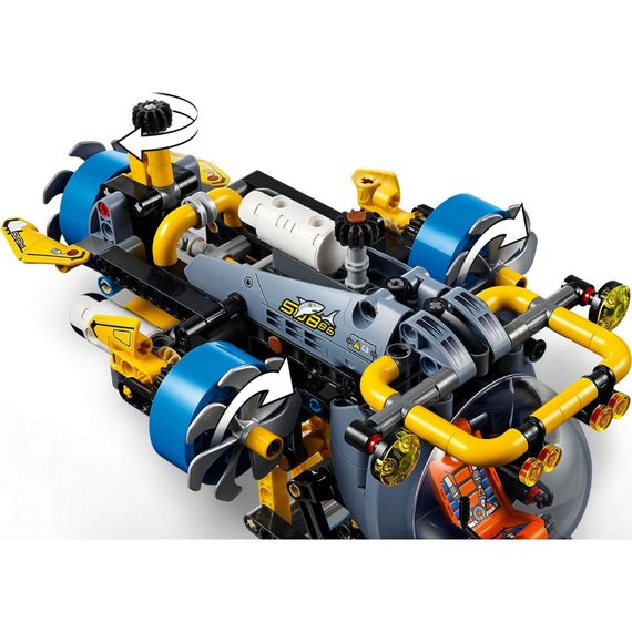 Конструктор LEGO Technic Глибоководний дослідницький підводний човен (42201) | Зображення 3
