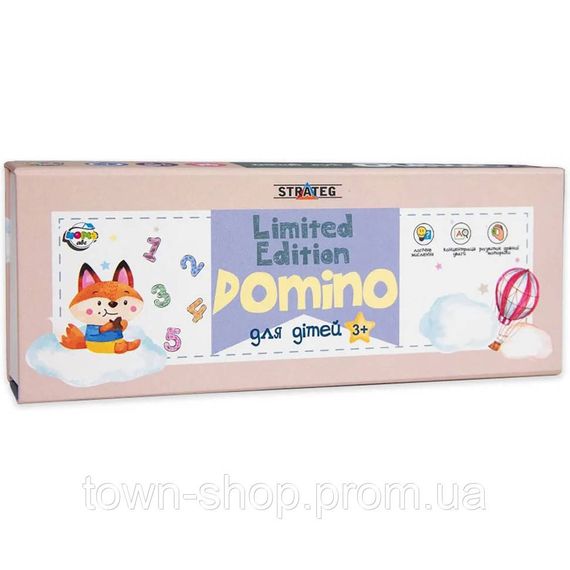 Детская настольная игра "Домино Limited edition" 30737, 28 карточек | Зображення 1