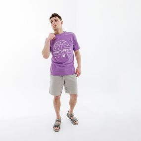 Шорти New Balance Essentials Stacked Logo