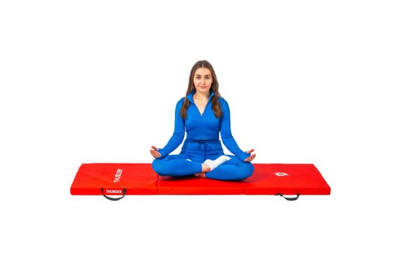 Матрац гімнастичний THUNDER MG-01, 180 х 60 х 4 см, червоний (MG-01-RED) | Зображення 3