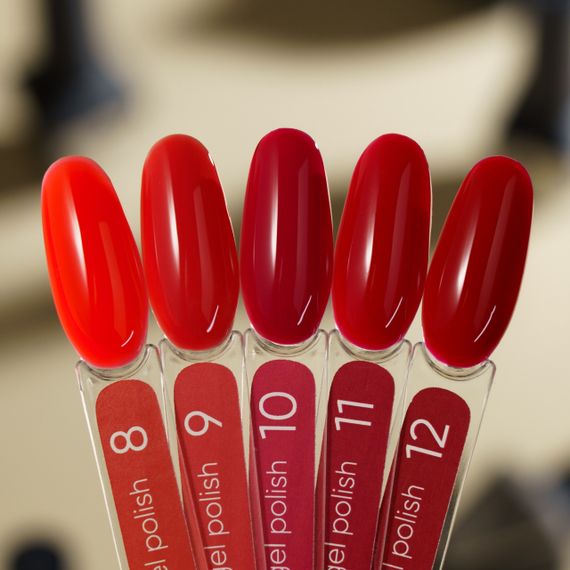 Гель-лак Valeri 011 "Королівський рубін" 6мл