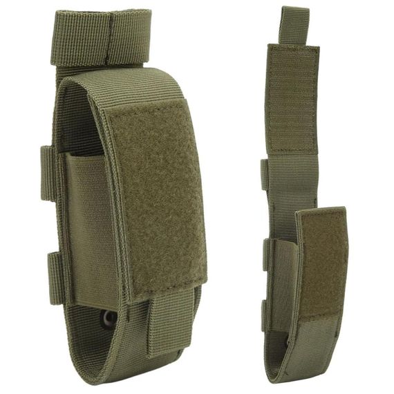 Подсумок для турникета на системе Molle (15х4см), Олива / Крепление под турникет на рюкзак