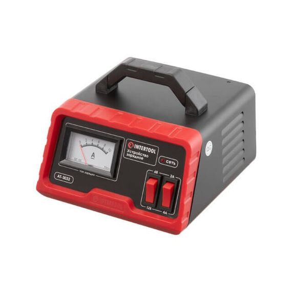 Пристрій зарядний для акумуляторів з трансформатором INTERTOOL AT-3032