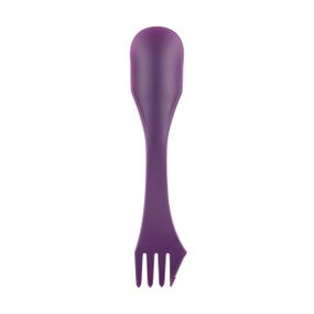 Ловилка Tribe Spork пластикова рожева, туристична ложка-виделка трайб легка для походу та риболовлі
