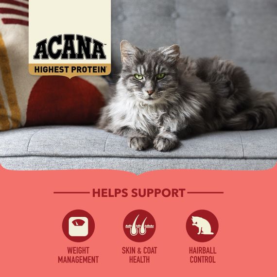 Сухий корм з куркою та рибою для домашніх котів Acana Highest Protein Indoor Cat, 4.5 кг | Зображення 6