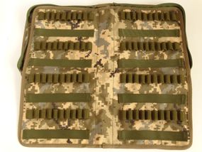 Сумка-патронташ закритий для 338 LM, 338 NM, 300 NM на 80 набоїв перенесення та зберігання піксель