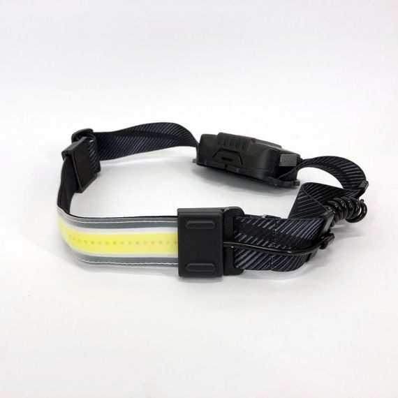 Ліхтарик налобний м'який акумуляторний XQ-T1C USB з червоними задніми вогнями, ліхтар на голову для риболовлі | Зображення 1