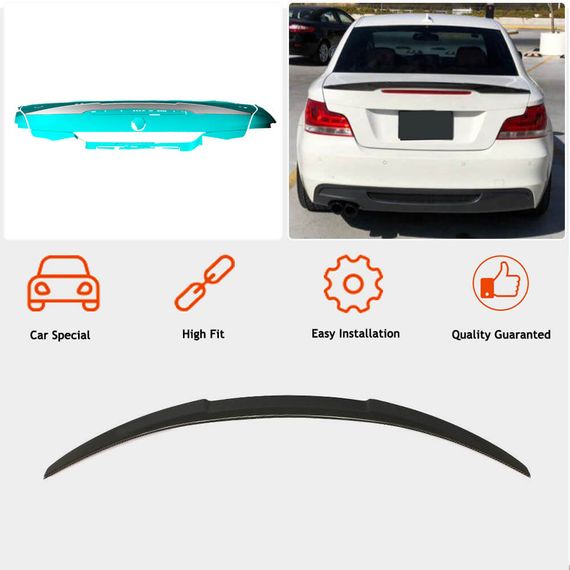 Спойлер M4-Style (для E82, Карбон) для BMW 1 серія E81/82/87/88 2004-2011 рр | Зображення 2