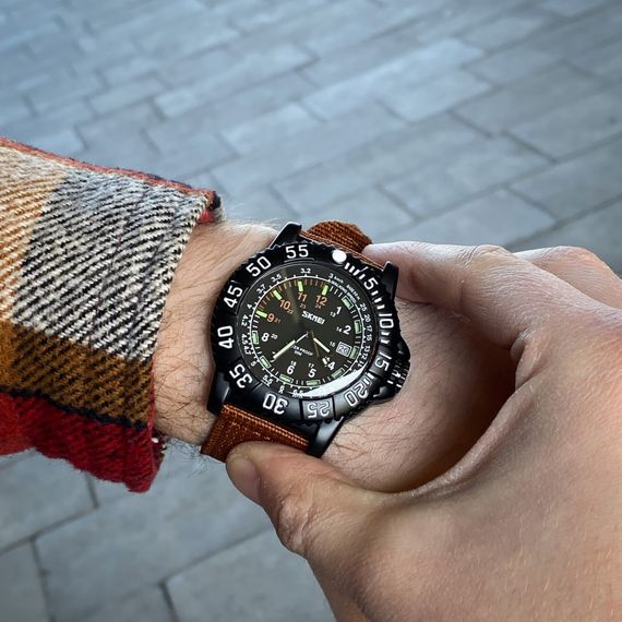 Чоловічий годинник Skmei 9281BN Brown | Зображення 7