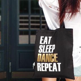 Эко сумка Market Eat Sleep Dance Repeat (KOTM_19I001)