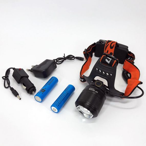 Мощный фонарик светодиодный на голову POLICE BL-2199-T6, Налобный фонарь для монтажных работ MG-57 | Зображення 7