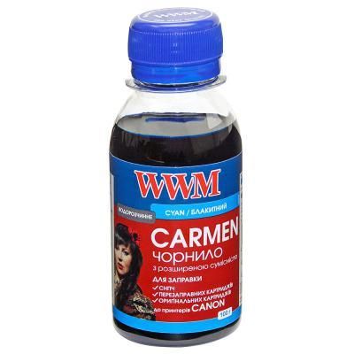 Чернила WWM CANON UNIVERSAL CARMEN 100g Cyan (CU/C-2) - Топ Продаж!