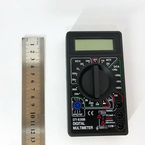 Цифровой мультиметр Digital DT-830B, Качественный мультиметр, RQ-123 Электронный мультиметр | Зображення 1