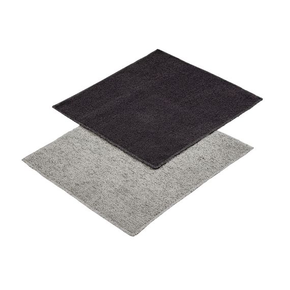 Серветка Home Line 64875 Україна 30x30  Мікрофібра Сірий, Чорний