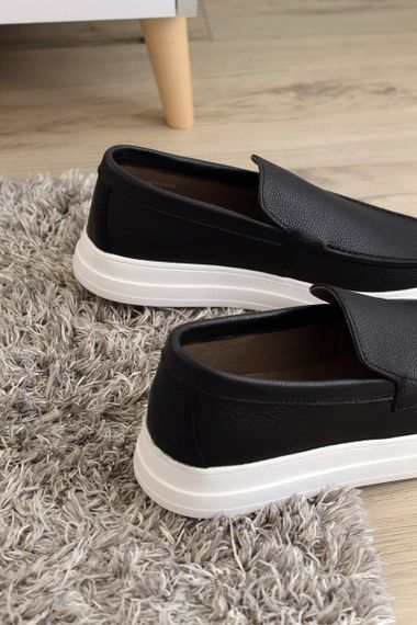 Шкіряні лофери на білій підошві 43 розмір | Зображення 3