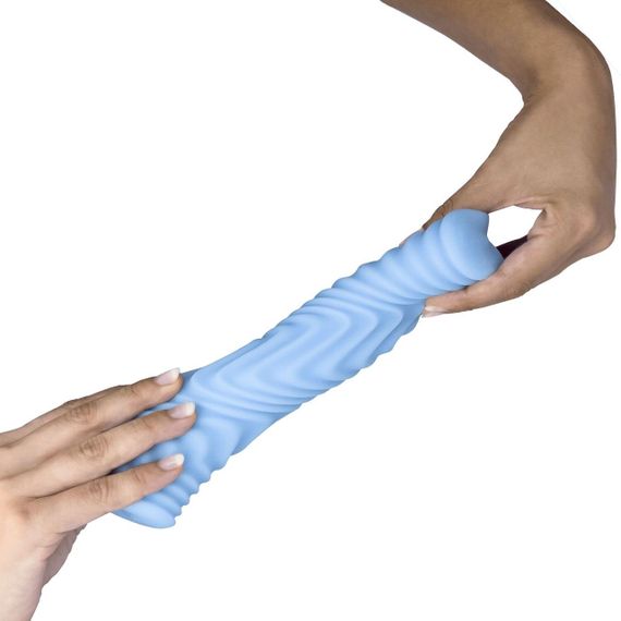 Мастурбатор Wooomy Saucy Abstract Masturbator, сквозной, двусторонний sexstyle | Зображення 7