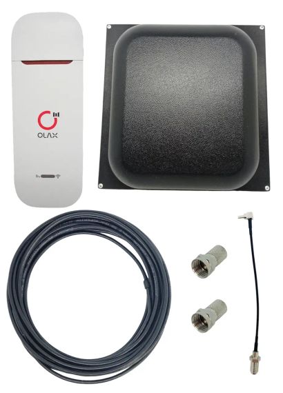 Комплект для интернета роутер модем WIFI 4G Olax Олакс U 90 H + антенна 18 дбi кабель 10 м и переходники