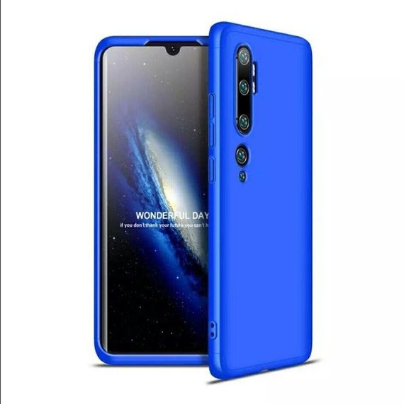 Чохол GKK 360 градусів для Xiaomi Mi Note 10 / 10 Plus колір Синій