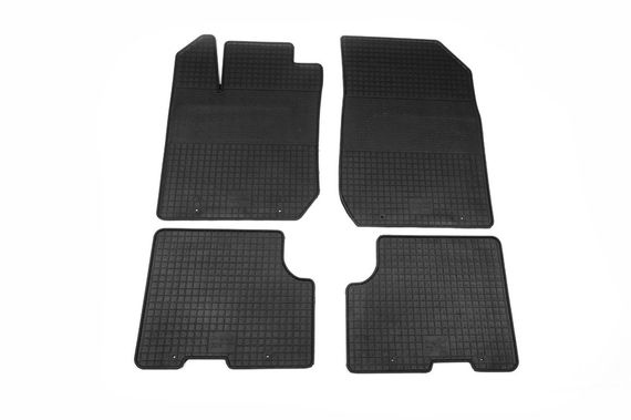 Резиновые коврики (4 шт, Polytep) для Renault Logan III 2013-2024 гг | Зображення 1