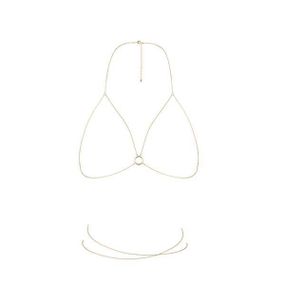 Ланцюжок-портупея Bijoux Indiscrets Magnifique Bra Chain - Gold