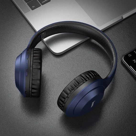 Беспроводные наушники Hoco W30 Fun Move Bluetooth, беспроводные наушники с плеером, беспроводные накладные нау | Зображення 5