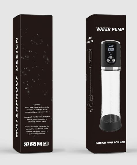 Водонепроникна, автоматична вакуумна помпа із зарядкою від USB CANWIN Water Pump LCD, P468AU Sex Aura | Зображення 6