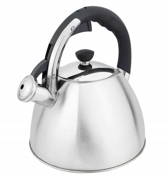 Чайник 3 л Con Brio CB-414 з нержавіючої сталі зі свистком для всіх типів плит