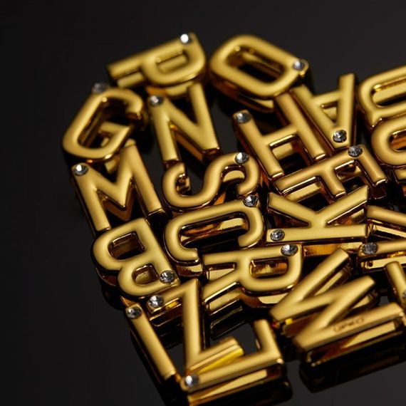 Чокер с надписью KITTY от UPKO из итальянской кожи, черный с золотой фурнитурой sexstyle | Зображення 6