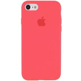 Чехол Silicone Case Full Protective (AA) для Apple iPhone 6/6s (4.7") Арбузный / Watermelon red