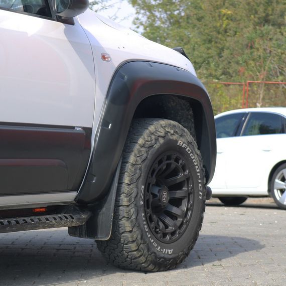 Розширювачі колісних арок EuroCap (ABS, чорні) для Volkswagen Amarok 2010-2022 рр | Зображення 2