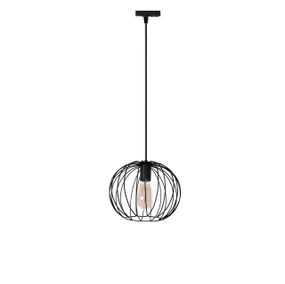 Трековий світильник підвісний Тrack Globe TP2701000 Чорний, Atmolight