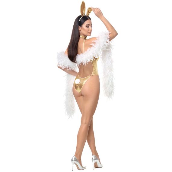 Эротический костюм зайки Art of Sex - Secret bunny, цвет золото, размер L Sex Aura | Зображення 1